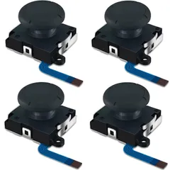 【在庫処分】右／左 修理ツール センサーアナログジョイスティックSwitch用NS Switch用 Joy-con対応 修理 スイッチパーツ joy-con switch用ジョイコン交換対応 switch 3Dアナログレバー For 4個セット SensaBl