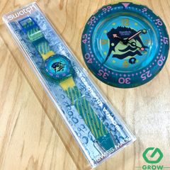 swath IRONY SCUBA 200Mスウォッチスクーバ オレンジ 稼働品 - メルカリ