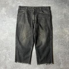 00s Levi's 569 デニムショーツ ジョーツ 黒 バギー 極太 y2k - メルカリ
