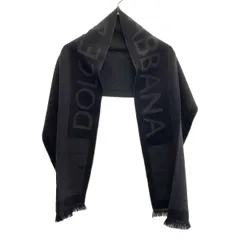 DOLCE＆GABBANA ドルチェアンドガッバーナ　ティペットマフラー DOLCE&GABBANA - DOLCE&GABBANA マフラー ストール ロゴ