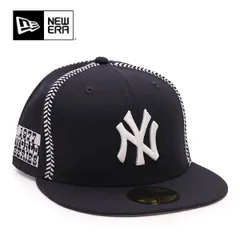 ニューエラ【ＮＥＷ ＥＲＡ】59FIFTY MLB Ball Stitch ニューヨーク・ヤンキース ネイビー 帽子 キャップ CAP ロゴ ユニセックス