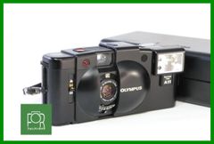 【同梱歓迎】【動作保証・点検済】良品■OLYMPUS XA2 + A11 ﾌﾞﾗｯｸ■フラッシュも完動■5174