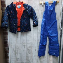7　S95798  Columbia コロンビア セットアップ ジャケット スノーウエア XXS 衣類 キッズ