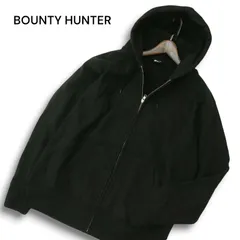 BOUNTYHUNTER スウェット ジャケット裏起毛 ブラック L BOUNTY HUNTER バウンティーハンター 秋冬 裏起毛 スウェット