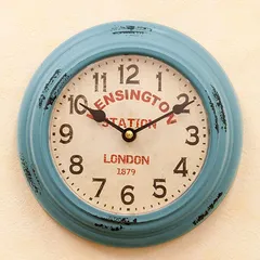 アンティーククロック 壁掛け時計 レトロ KENSINGTON STATION ウォールクロックのサムネイル