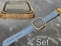 ゴールド　グレー　アップルウォッチ ケースカバーApple Watch. Dラバーベルト ラバーバンド キラキラカバー ケース 鑑別済み 最高品質