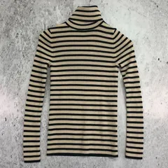 UNIQLO ユニクロ メリノ リブ タートル ネック セーター オフホワイト Mサイズ◇〇