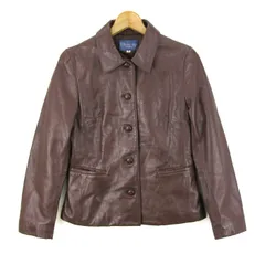 クローズアップスタジオ ライダースジャケット レザージャケット アウター レディース 9サイズ ブラウン系 close up studio 【中古】