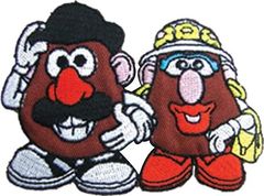 アイロンワッペン【Mr.PotatoHead】ポテトヘッドF1803POTA