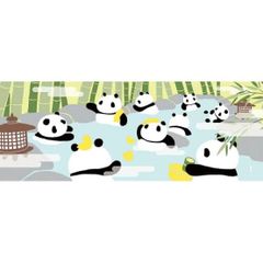 当店限定販売！極楽パンダ　手ぬぐい/てぬぐい
