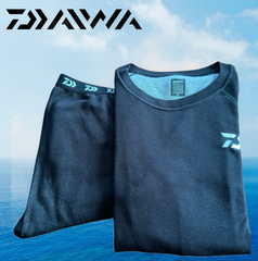 DAIWA ダイワ 防寒 ブレスマジック クルーネックシャツ＆ロングスパッツ （上下SET）