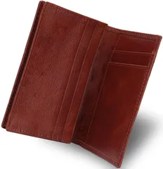 [Harewith] 名刺入れ メンズ 本革 名刺ケース ビンテージ加工【 軽い 大容量 薄型 取り出しやすい 幅広 】 就職祝い 本格レザー (5. ブラウン) [5. ブラウン]