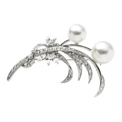 【B：シルバー×ワンサイズ】[Cream dot. クリームドット公式]  6タイプ ブローチ フォーマル 卒業式 卒園式 入学式 入園式 コサージュ 華やか ピン 上品 エレガント キュービックジルコニア ビジュー パール フラワー 大人  