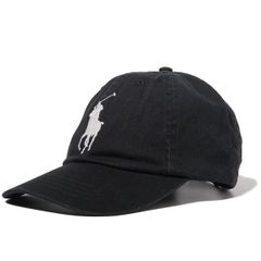 ポロ ラルフローレン キャップ Polo Ralph Lauren Big Pony Classic Sport Cap ポロ ラルフローレン ビッグ ポニー クラシック スポーツ キャップ ロゴ刺繍 ベースボール キャップ ビッグポニー 男女兼用 BLACK