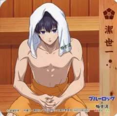 【中古】コースター 潔世一(風呂の日Ver.) オリジナルコースター 「ブルーロック×極楽湯・RAKU SPA エゴイストたちのふろロック」 コラボメニュー注文特典C