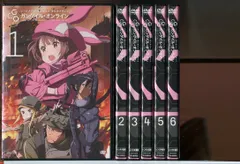 ソードアート・オンライン オルタナティブ ガンゲイル・オンライン 全6巻セット/DVD 中古 レンタル落ち/楠木ともり/日笠陽子/c1384