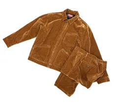 Supreme 20AW Velvet Work セットアップ ジャケットパンツのサムネイル
