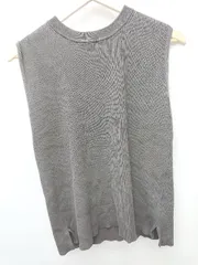 ◇ Mila Owen ミラオーウェン ノースリーブ カットソー サイズ0 ダークグレー系 レディース P  【1405290011658】