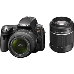 ⭕メルカリ便対応【SONY】α55 SLT-A55VY ダブルズームレンズキット ソニー SONY α55 ダブルズームレンズキット SLT-A55VY SDカード