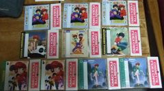 c1237【新品未開封】らんま1/2 乱馬1/2 カセット インデックスカード 12シート10パックセット☆N