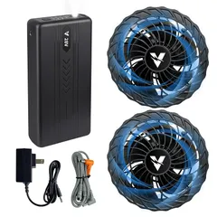 AIRCRAFT 空調服用ファンセット　22V 中古 AIRCRAFT 空調服用ファンセット22V 中古