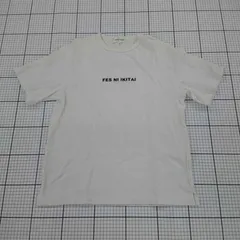 ◇ ⊂ Universal Style Wear 刺繍デザイン 半袖 Tシャツ カットソー サイズＭ ホワイト系 レディース E  【1508060012128】