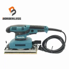 ☆中古品☆makita マキタ 100V 仕上サンダー BO3710 コード式 仕上げサンダー オービタルサンダー 研磨機 111224のサムネイル
