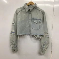 ZARA ザラ ジャケット、上着 ジャケット、ブレザー 8197/096/406 TRF JULDUR DENIM CROPPED USTKI