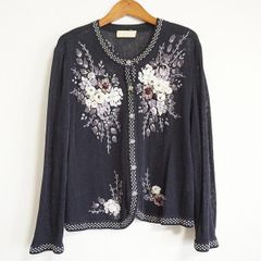 週末セール‼️高級✨希少✨モヘヤシルク カーディガン L アトリエ