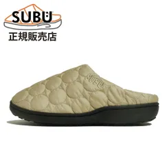 【ベージュ】SUBU サンダル スブ CIRCLE サークル レディース メンズ スリッポン 黒 ダウンサンダル 暖かい スリッパ 外履き 内履き 44 45 46 47 2025秋冬新作のサムネイル