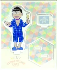 【中古】アクリルスタンド・アクリルパネル カラ松(パジャマ) 「おそ松さんカフェ2017 アクリルスタンド」