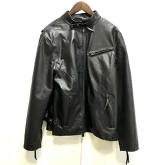 【希少サイズ】 リューグレザーズ シングルライダース 黒 牛革 3L レア物 Amazon | [Liugoo Leathers] [リューグーレザーズ] 本革
