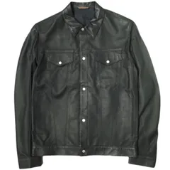 SERAPHIN レザー ジャケット 黒 APロゴ付き