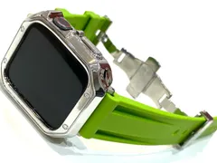 カスタム アップルウォッチバンド ラバーベルト Apple Watch カバー　65ケース メンズ レディース 38mm 40mm 41mm 42mm 44mm 45mm49mm ultra　ウルトラ　メンズ レディース⭐︎驚く程に超ストロング