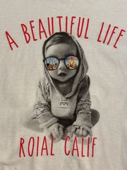 ロイアル　ROIAL　グラフィック　フォト　カリフォルニア　ビューティフルライフ　ベイビー　Tシャツ　スタカリ　ステューシー