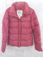 ■ Eddie Bauer エディーバウアー ジップアップ 長袖 ダウン ジャケット S レッド *  【1002798817739】のサムネイル