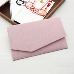 袱紗 ふくさ マグホック式 ちりめん無地 ピンク系 薄ピンク 慶事用（お祝い 結婚式 記念日 パーティ 二次会 ご祝儀） 和雑貨_SOU ys-60d