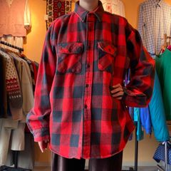 RUGGED WEAR ブロックチェック　コットン　ネルシャツ