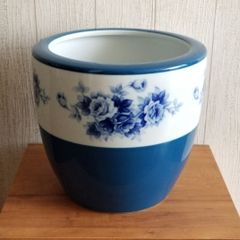 NORITAKE　ノリタケ　日陶　ブルーローズの火鉢　戦前　大幅値下げ