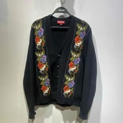 Supreme Floral Stripe Cardigan カーディガン　S Supreme Floral Stripe Cardigan (FW19) - $188