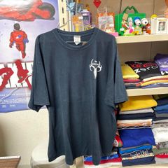古着 プリント Tシャツ  GILDAN BONE COLLECTOR ブラック 半袖 2XL 肩落ちシルエット アメカジ BIGサイズ オーバサイズで着てもOK