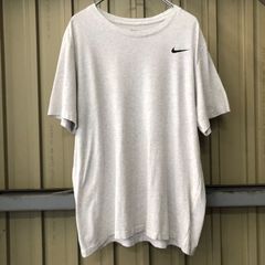 339 NIKE ロゴTシャツ ナイキ L ライトグレー ビッグサイズ プルオーバー シンプル 夏古着卸 アメリカ仕入