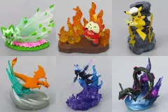 【中古】トレーディングフィギュア 全6種セット 「DesQ BATTLE on DESK Ver.アニメポケットモンスター」