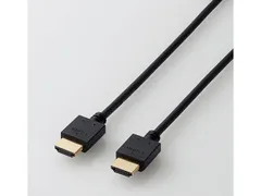 【新品・2営業日で発送】ELECOM エレコム イーサネット対応HIGHSPEED　HDMIケーブル　2.0m　ブラック DH-HD14EA20BK 1本