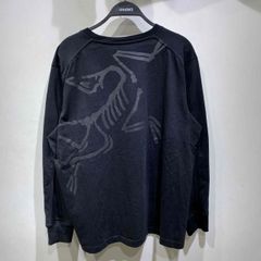 ARC'TERYX KRAGG COTTON BIRD CREW LS "BLACK" SIZE-XL アークテリクス クラッグ コットン 長袖 TEE 心斎橋店