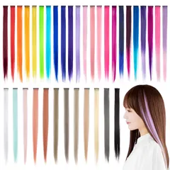 【特価セール】6本セット ワンタッチメッシュエクステ 単色 グラデーション ぱっちん [クラッセ] 簡単 エクステ ブラックA