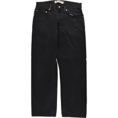 古着 リーバイス Levi's 505 REGULAR FIT ブラックデニム テーパードデニムパンツ メンズw33相当/eaa528284