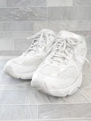 ◇ Θ New Balance ニューバランス 光沢感 スニーカー シューズ サイズ24.5㎝ ホワイト系 レディース E  【1508060000217】