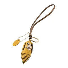 新品 フルラ FURLA キーホルダー アレグラ キーリング イエロー 黄