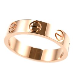 Cartier カルティエ ミニラブリング K18PG ピンクゴールド SIZE:45 AU750 指輪 5号